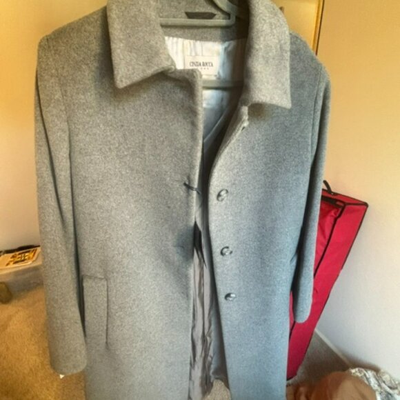 NWT Sz 10 Cinzia Rocca Icons Wool Cashmere Blend Coat - Picture 11 of 11